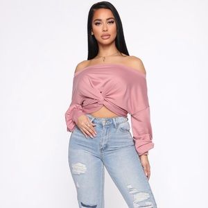Fashion Nova ~ Passionate Moments Off Shoulder Top